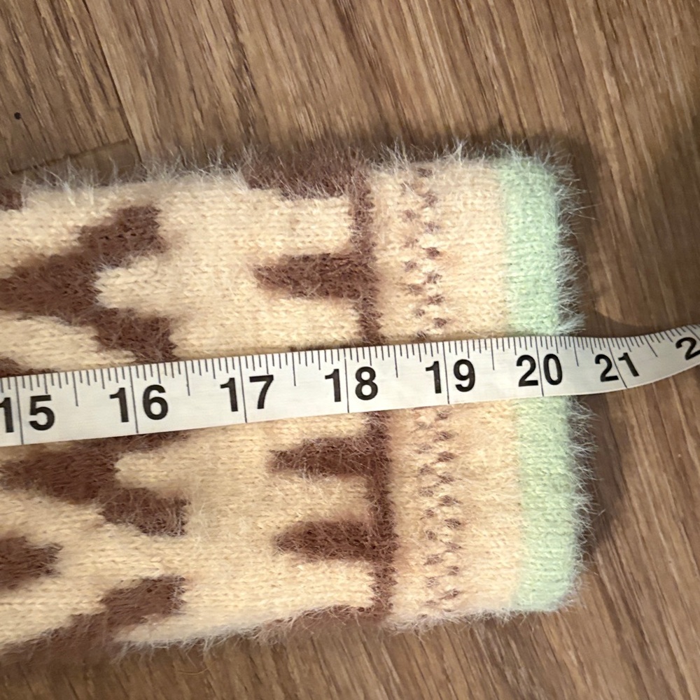 a.n.a sweater Cozy Cream Patterned Women's Sweater - Picture 8 of 10